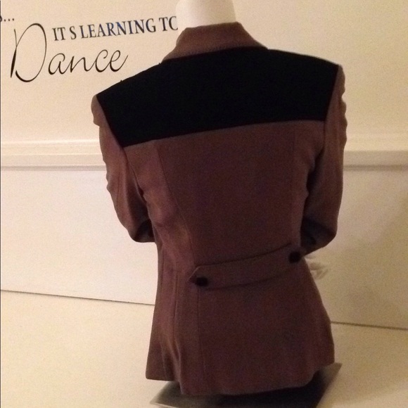 ♦️SOLD♦️ZELDA blazer. Brown/Black. Size 6. - Picture 5 of 8